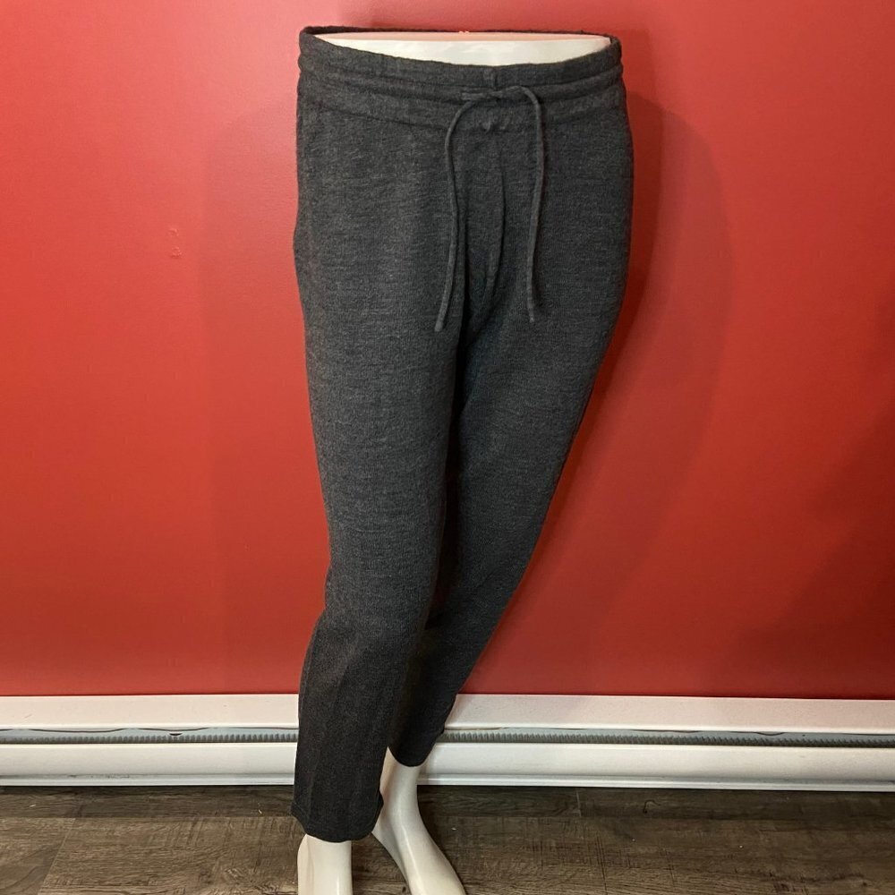COUPE ESSENTIALS Women's Heather Charcoal Knit Drawstring Pant -Size Small - NWT